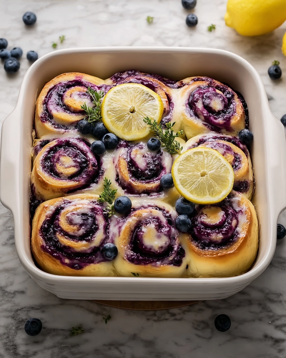 Lemon Blueberry Rolls Recipe - Recipe Image