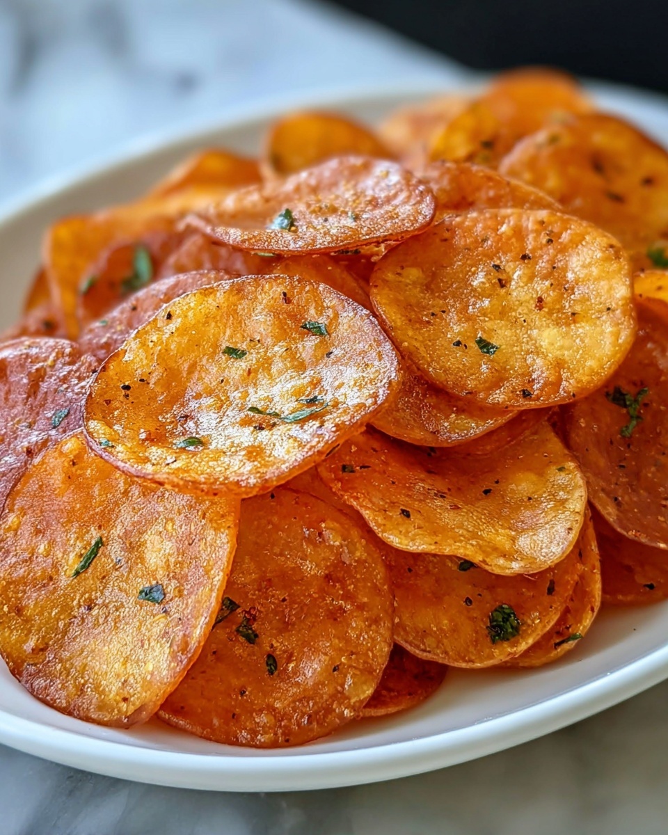 Keto Pepperoni Cheese Crisps Recipe - Recipe Image