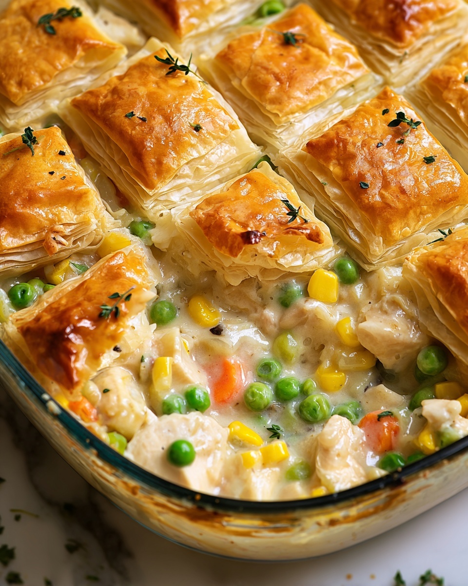 Chicken Pot Pie Bake Recipe - Recipe Image