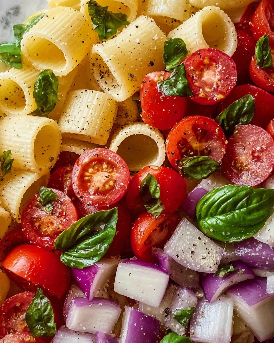 Bruschetta Pasta Salad Recipe - Recipe Image