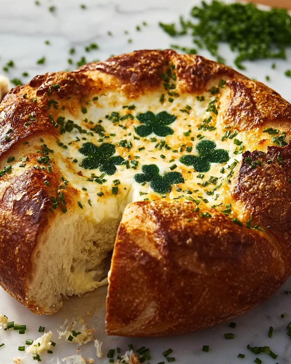 Clover-Shaped Bread Bowl Recipe - Recipe Image