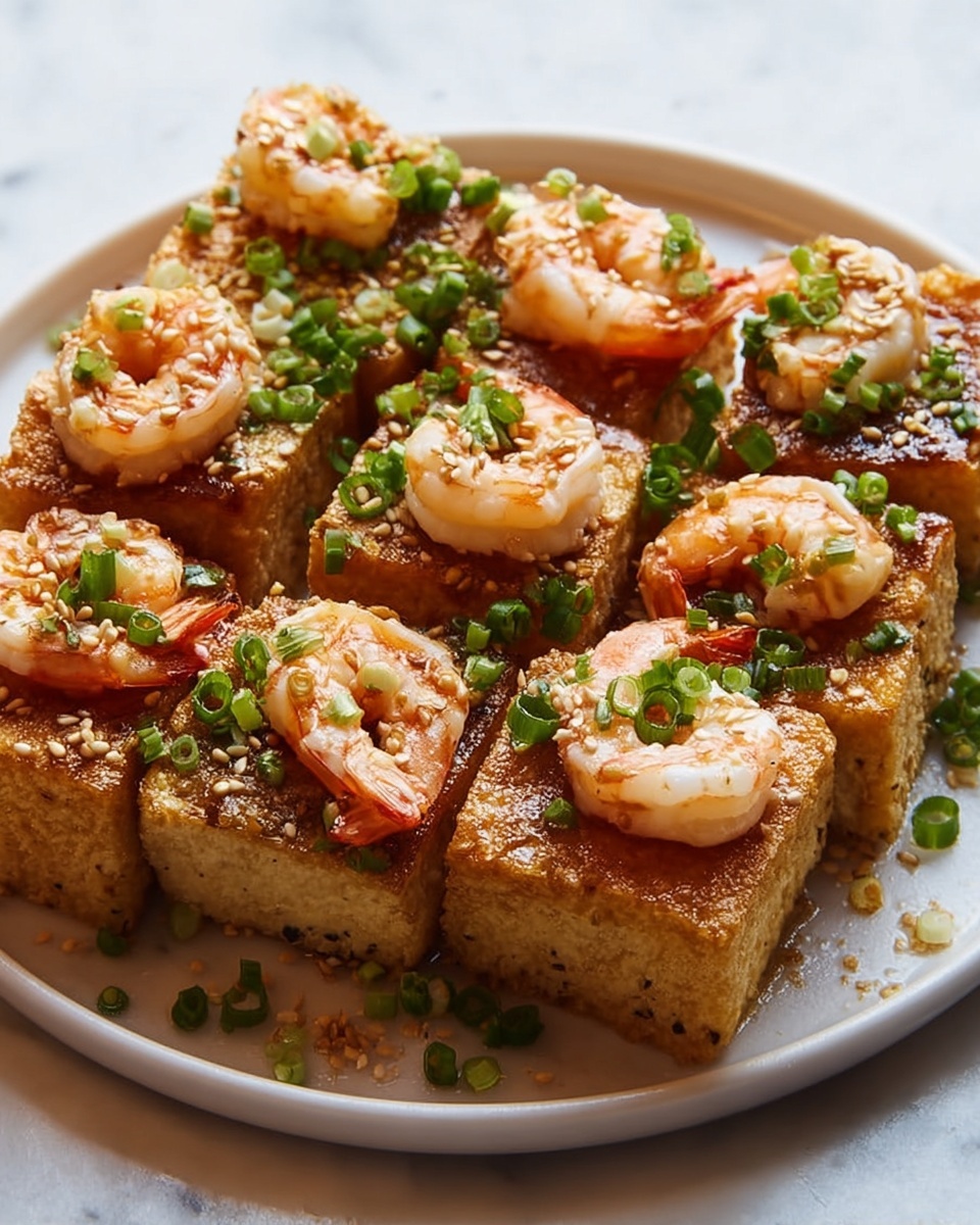 Korean Chinese Shrimp Toast Recipe - Recipe Image