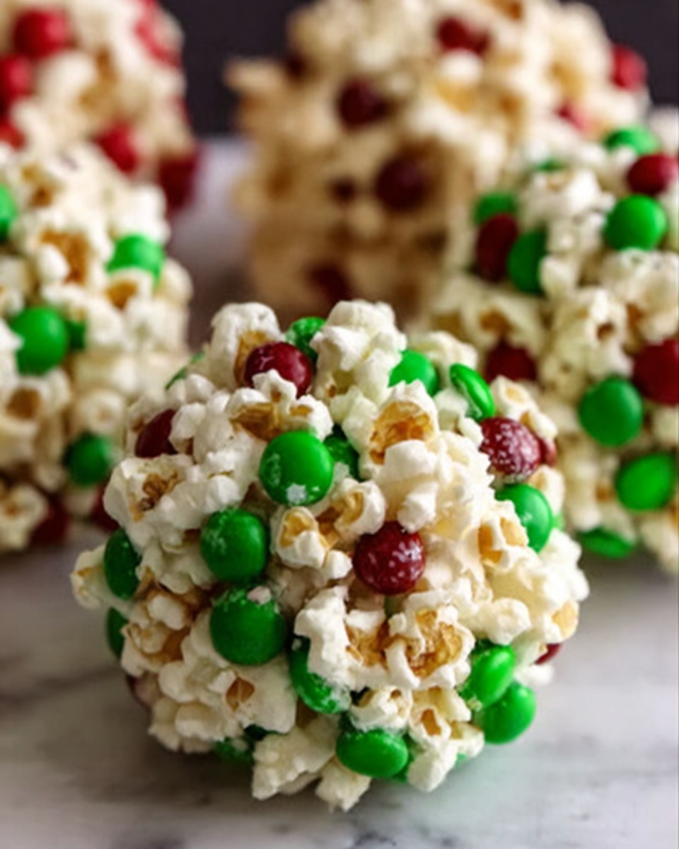 Christmas Popcorn Balls Recipe - Recipe Image