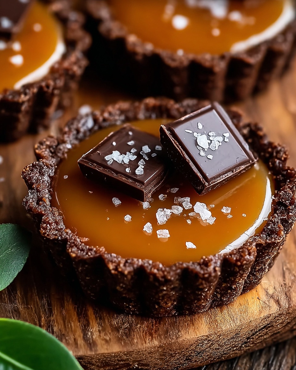 Chocolate Salted Caramel Tarts Recipe - Recipe Image