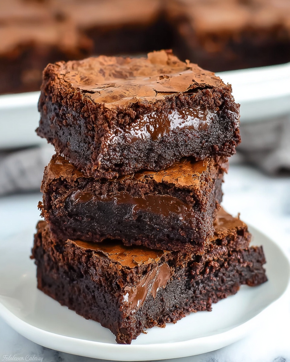 World's Best Fudgiest Brownies Recipe - Recipe Image