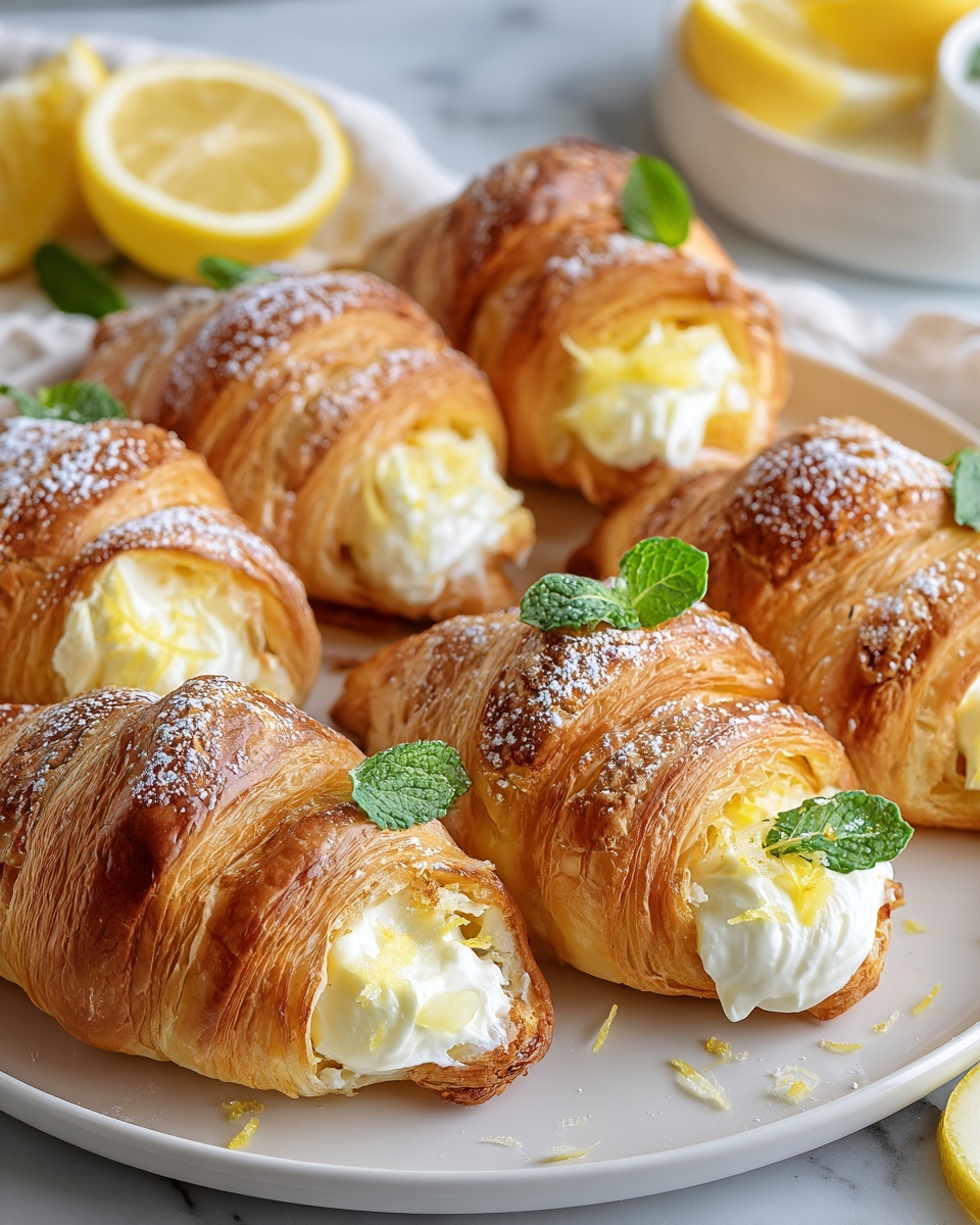Lemon Cream Cheese Crescent Rolls Recipe - Recipe Image
