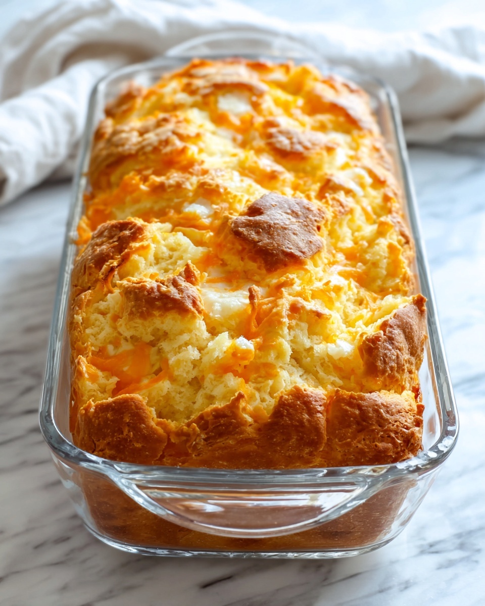 Easy Cheddar Cheese Bread Recipe - Recipe Image