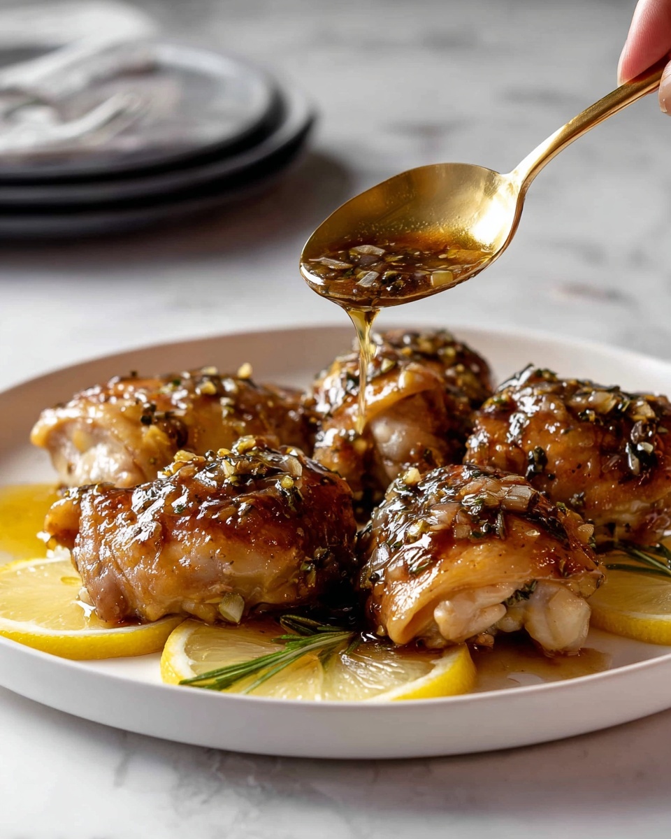 Honey Garlic Lemon Pepper Chicken Thighs Recipe - Recipe Image