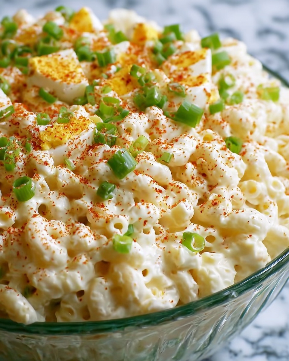 Deviled Egg Macaroni Salad: A Creamy, Tangy Delight Recipe - Recipe Image