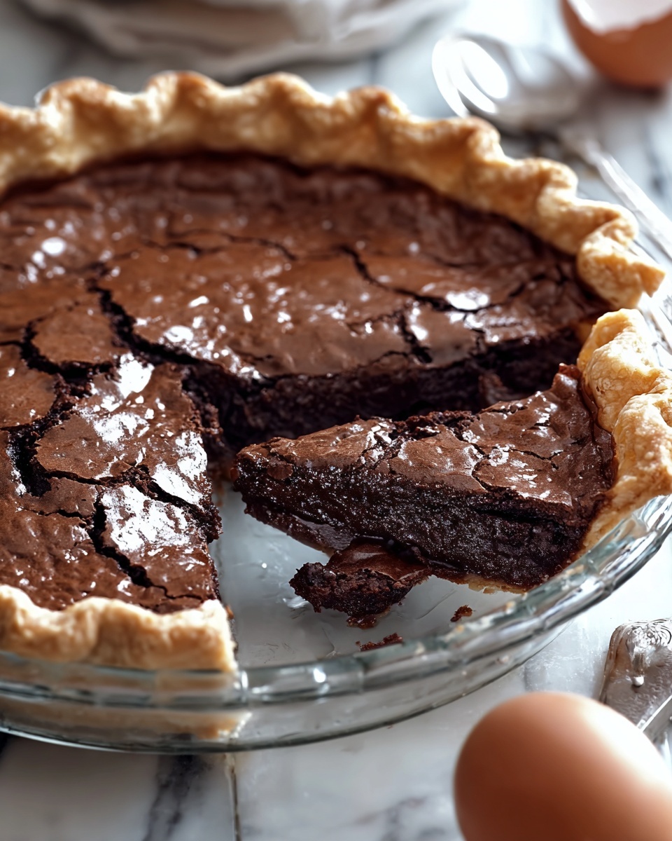 Dark Chocolate Chess Pie Recipe - Recipe Image