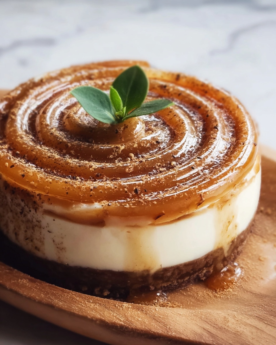 Cinnamon Roll Honeybun Cheesecake Recipe - Recipe Image