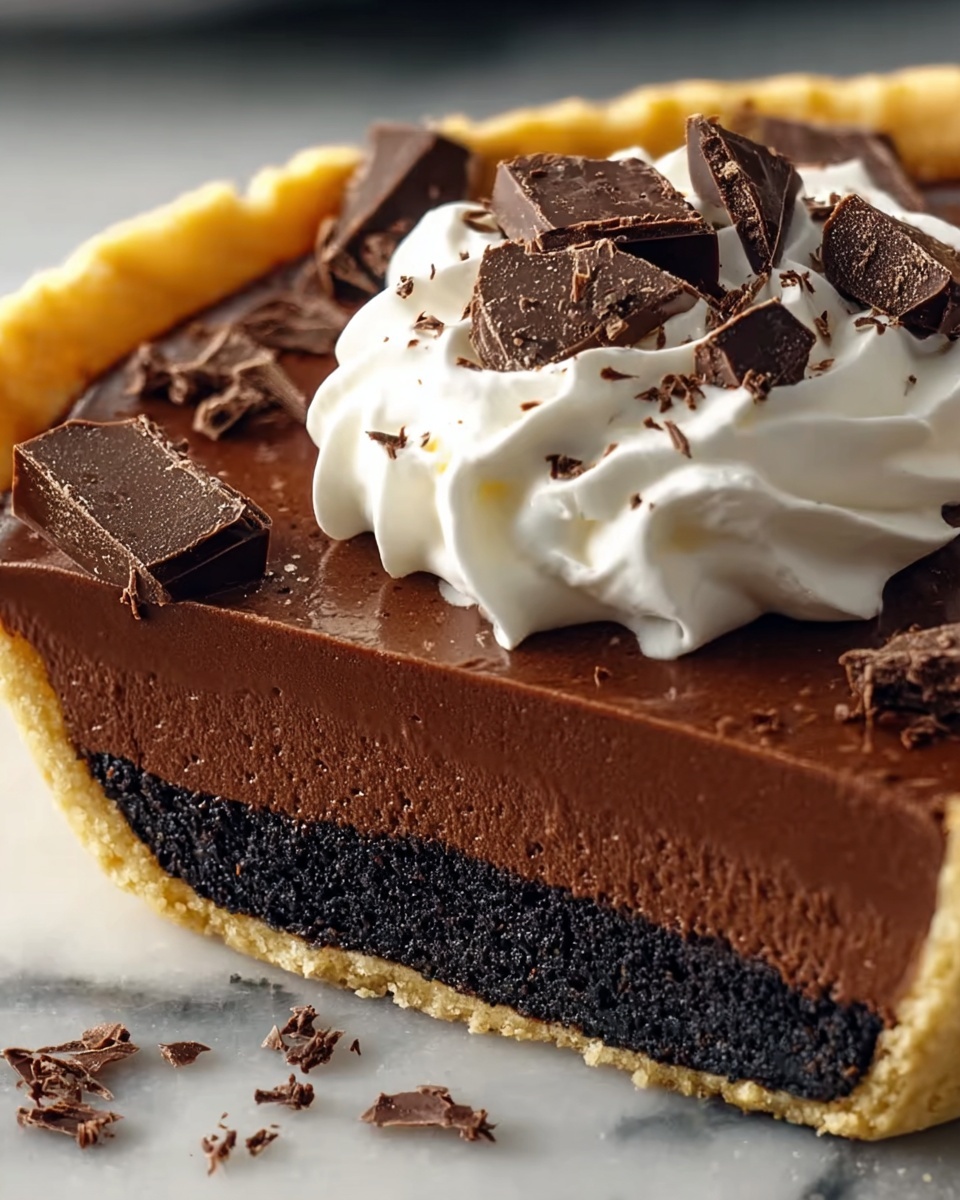 Old-Fashioned Chocolate Pudding Pie Recipe - Recipe Image