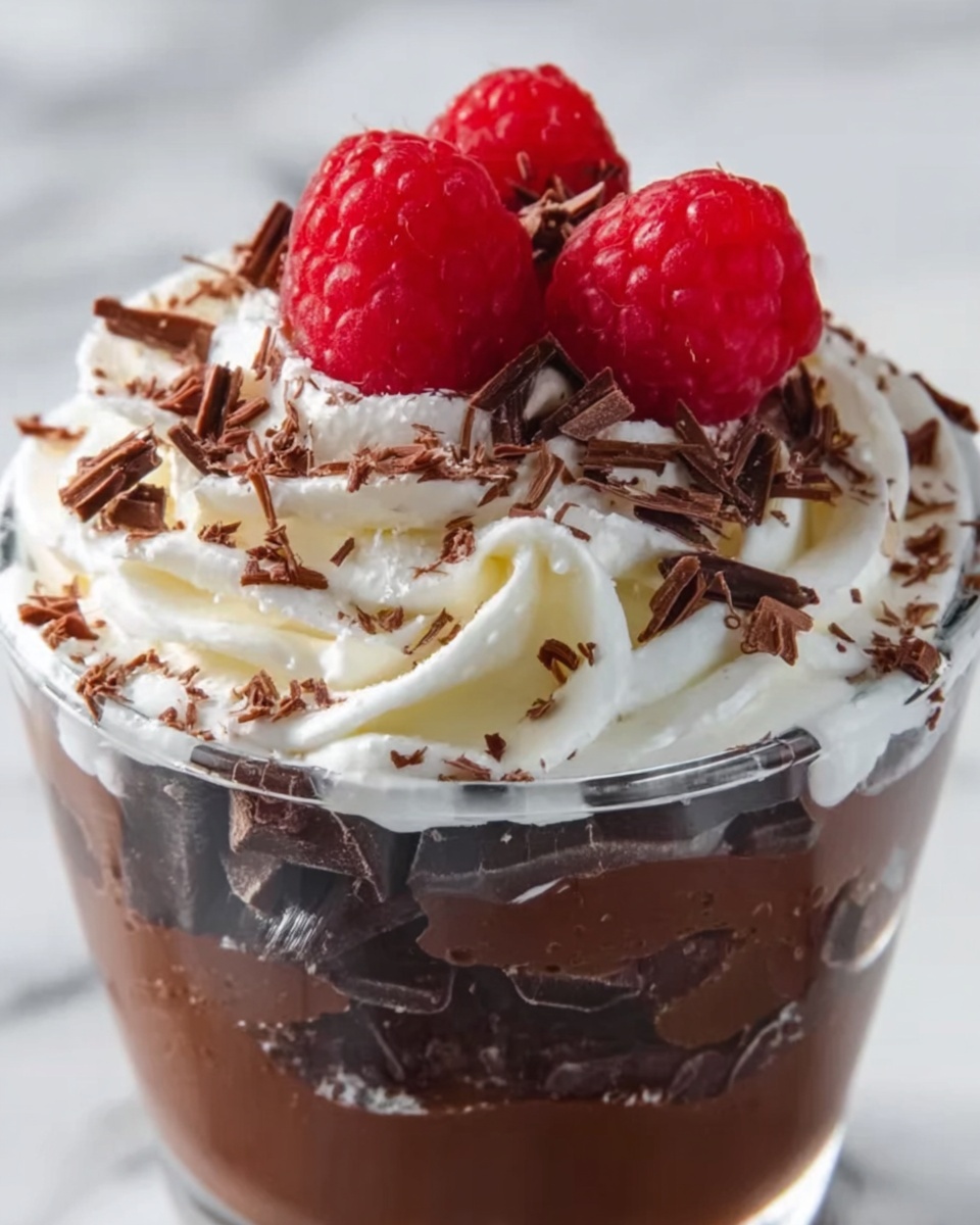 Whipped Chocolate Cheesecake Parfaits Recipe - Recipe Image