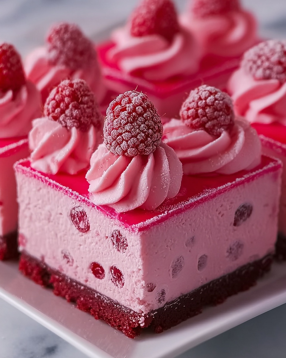 Pink Velvet Raspberry Cheesecake Recipe - Recipe Image