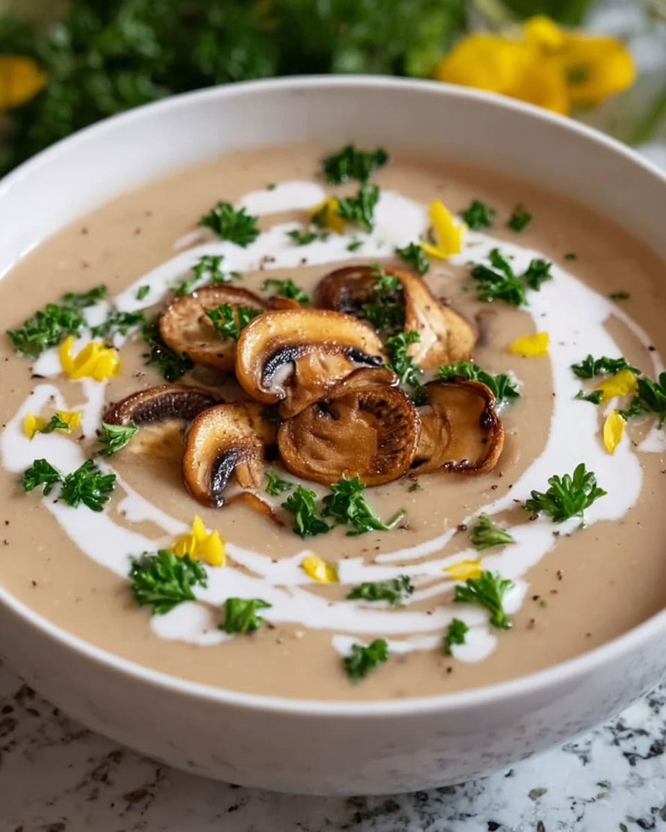 Creamy Mushroom Soup Recipe - Recipe Image