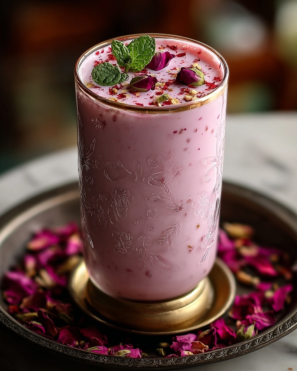 Rose Lassi Recipe - Recipe Image