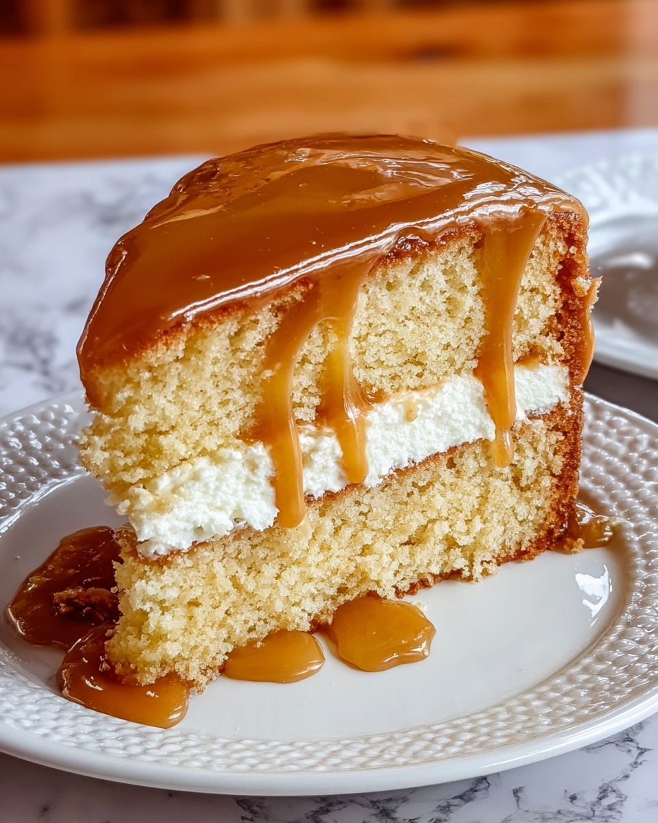 Creamy Caramel Cake Recipe - Recipe Image
