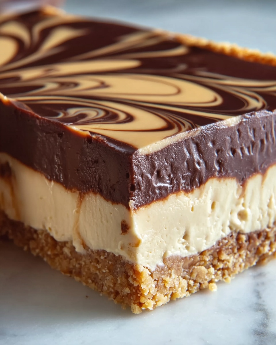 No-Bake Chocolate Peanut Butter Swirl Pie Recipe - Recipe Image