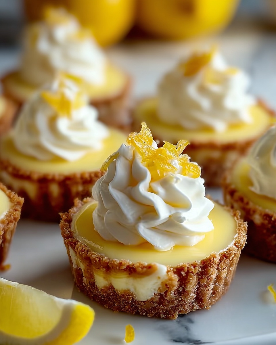 No-Bake Lemon Cream Cheese Pie Cups Recipe - Recipe Image