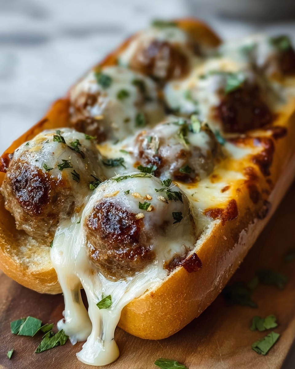 Creamy Meatball Boats Recipe - Recipe Image