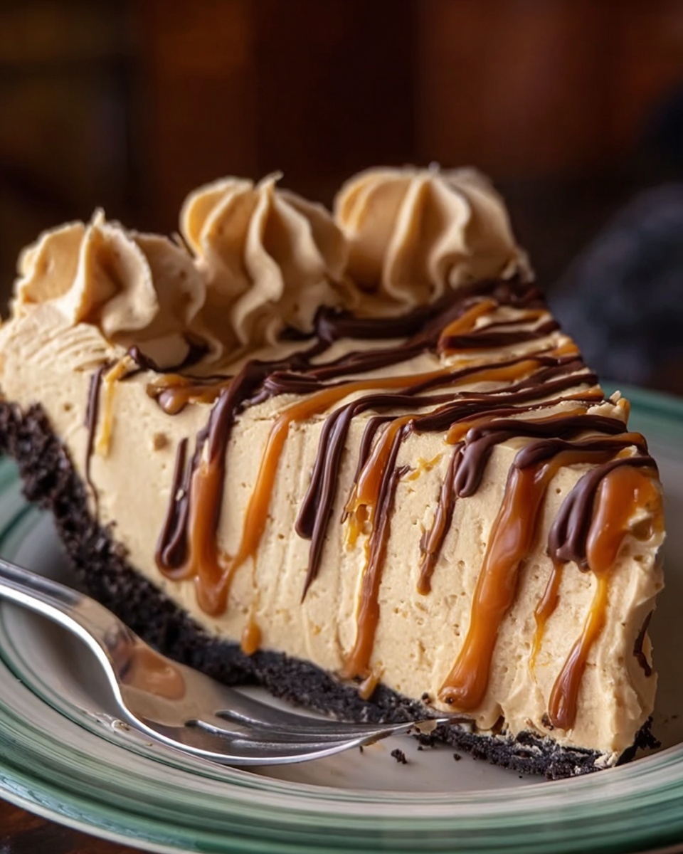 Chocolate Bottomed Peanut Butter Pie Recipe - Recipe Image