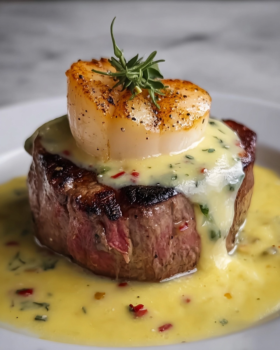 Surf and Turf: Lobster Tails with Juicy Steak and Creamy Hollandaise Recipe - Recipe Image