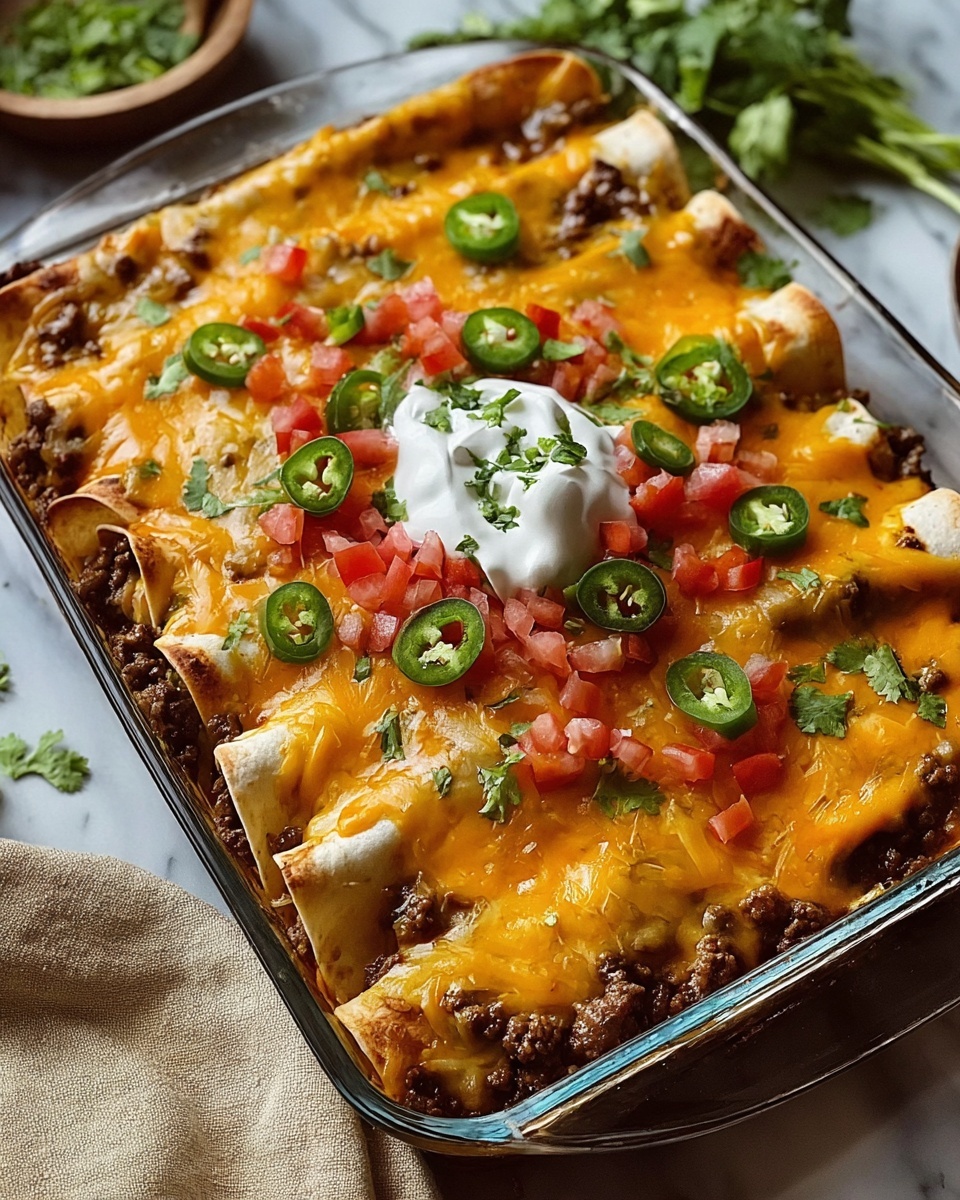 Beef Enchilada Bake Recipe - Recipe Image