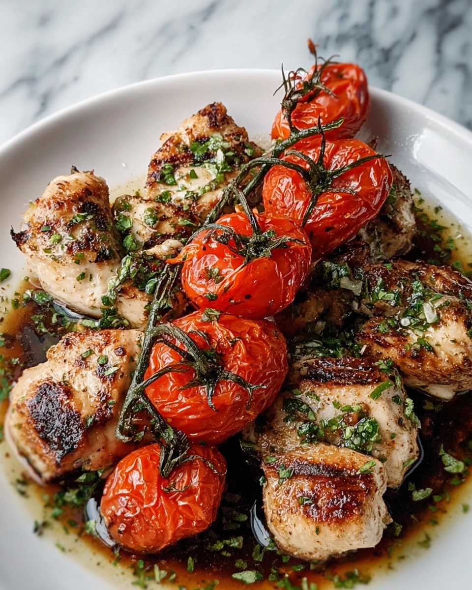 Balsamic Chicken and Tomatoes Recipe - Recipe Image