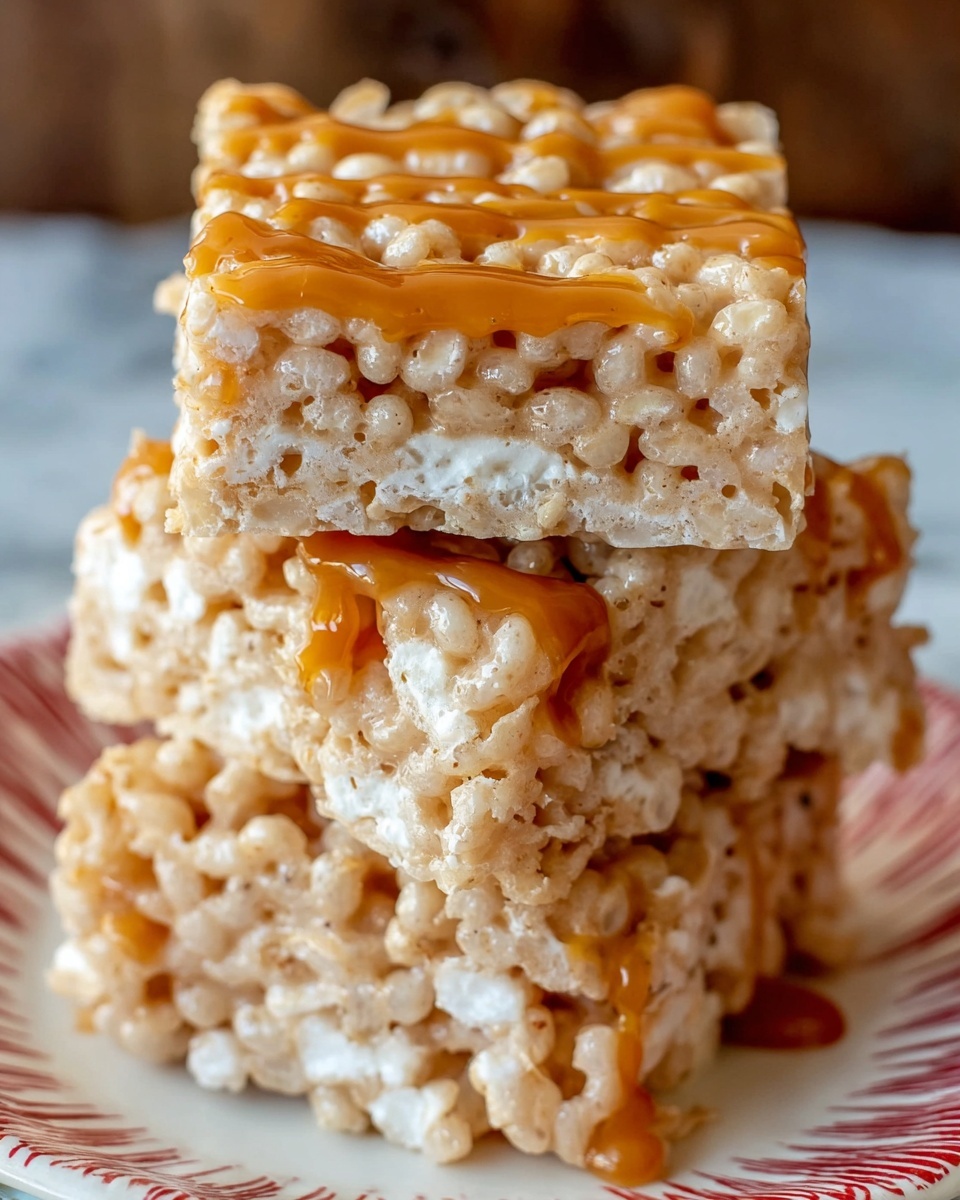 Brown Butter Dulce de Leche Krispie Bars Recipe - Recipe Image