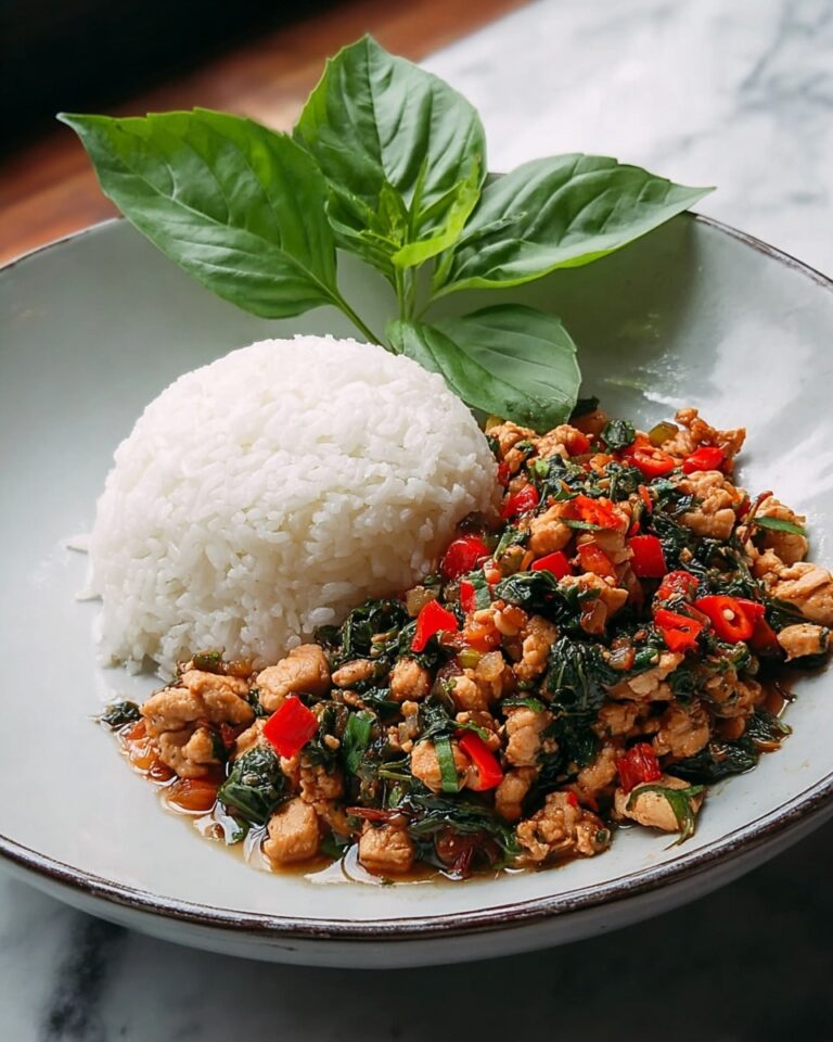 Spicy Thai Basil Chicken (Pad Krapow Gai) Recipe