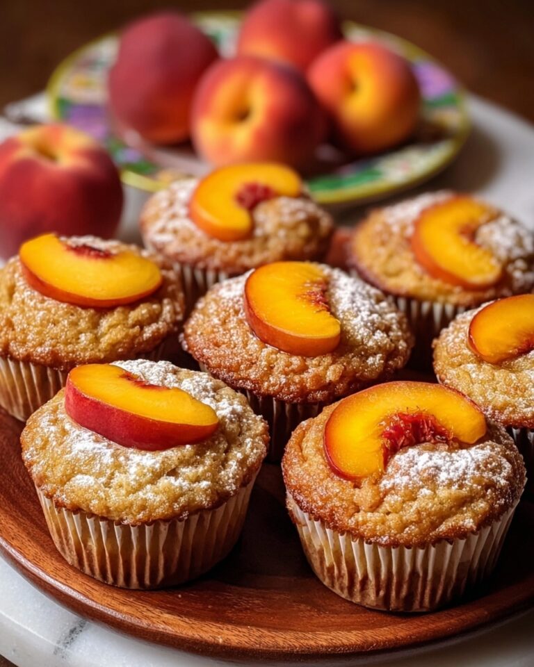 Peach Financiers: Elegant French Almond Cakes Recipe