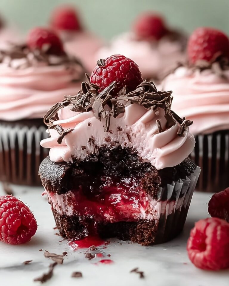 Raspberry Chocolate Lava Cupcakes Recipe