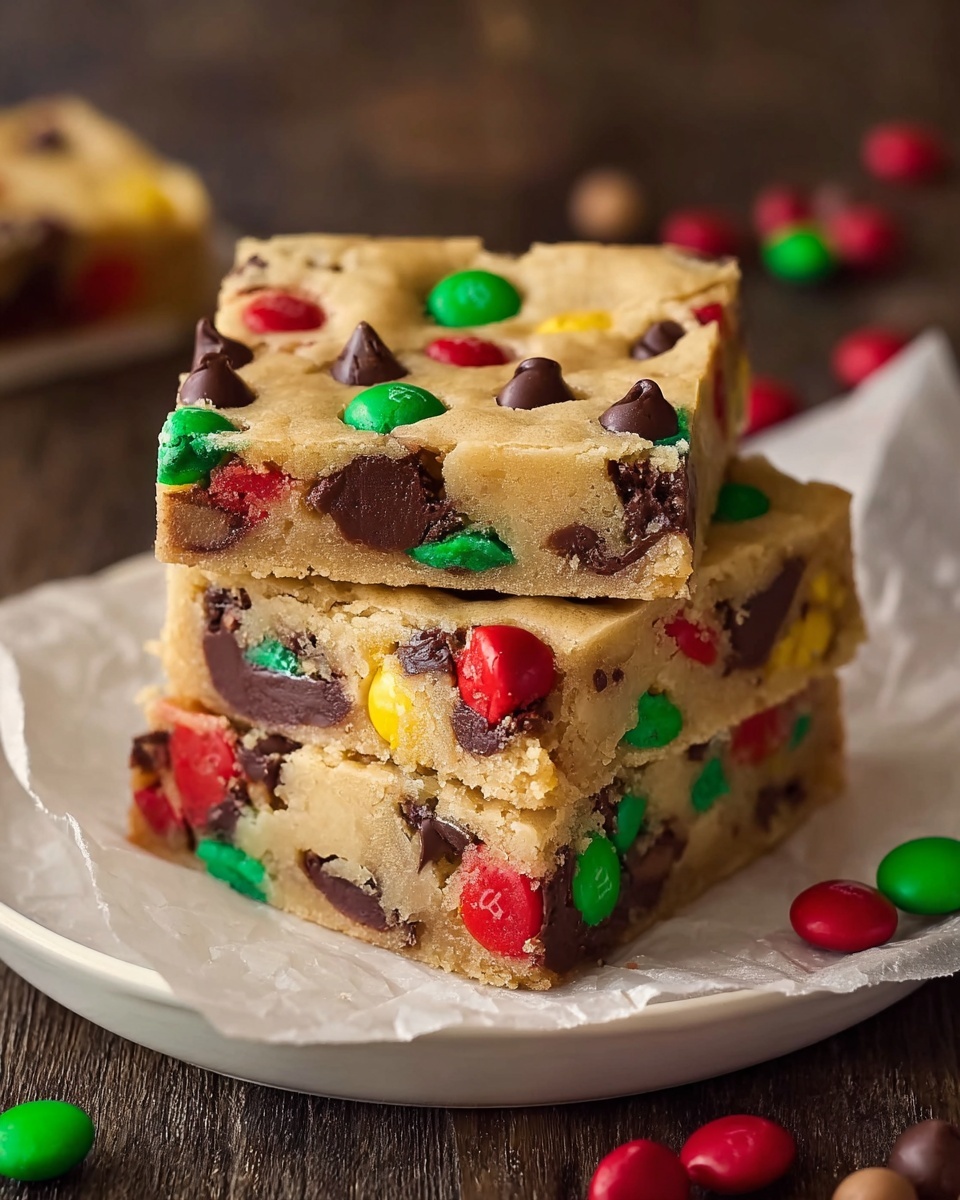 Holiday Cake Mix Cookie Bars Recipe - Recipe Image