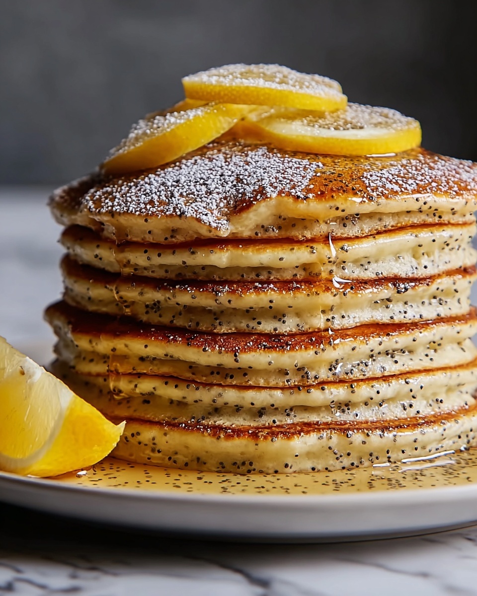 Lemon Poppy Seed Pancakes Recipe - Recipe Image