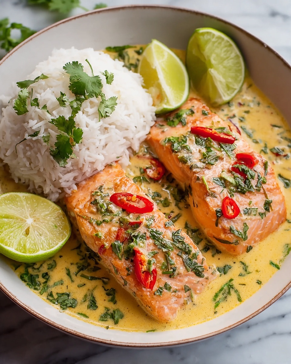 Salmon Coconut Milk Curry Recipe - Recipe Image