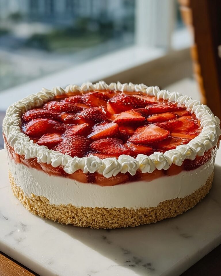 Strawberry Crunch Cheesecake Recipe