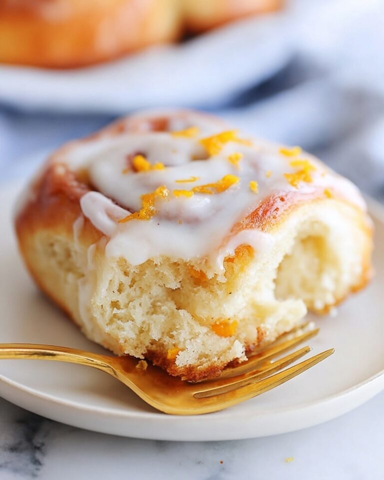 Orange Cream Cheese Frosted Sweet Rolls Recipe