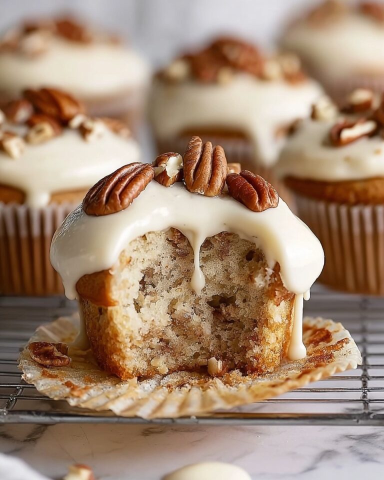Banana Cinnamon Pecan Cupcakes with Cream Cheese Frosting Recipe
