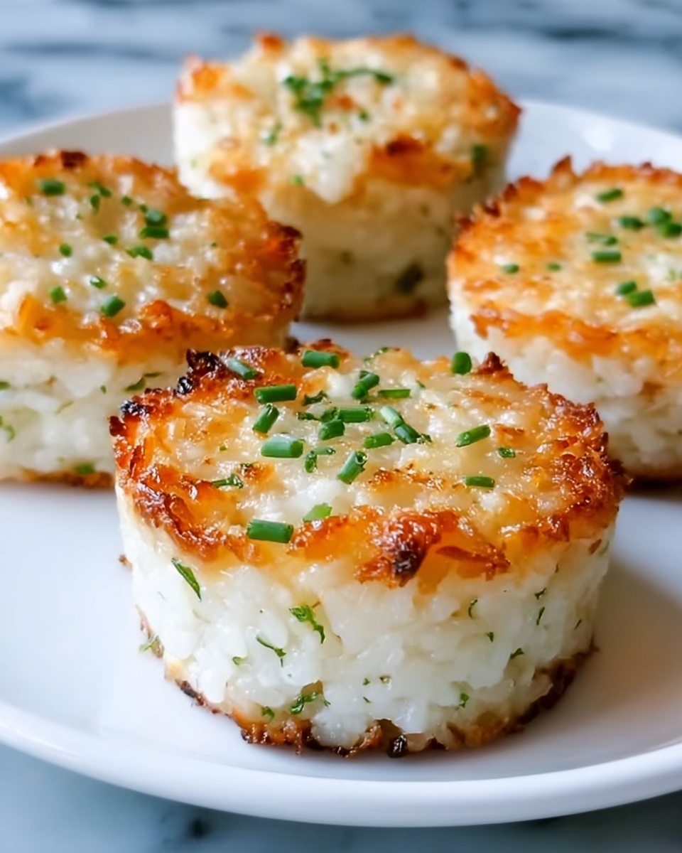 Garlic Chive Mashed Potato Puffins Recipe - Recipe Image