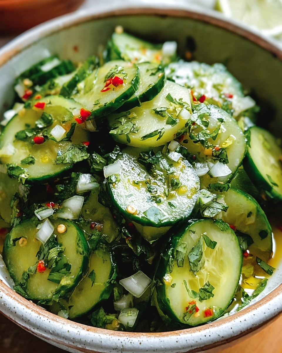 Mexican-Style Pickled Cucumbers Recipe - Recipe Image