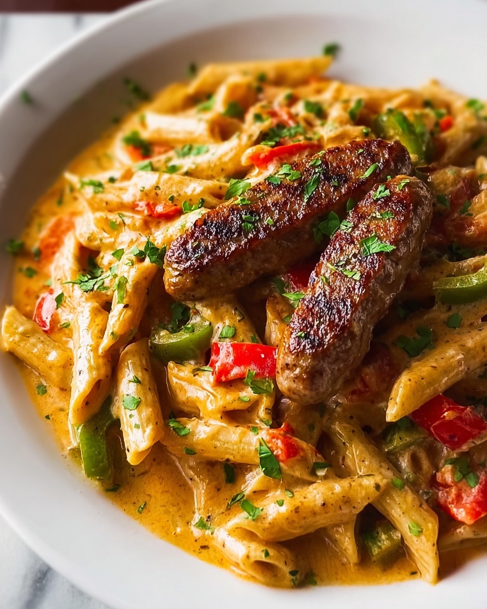 Irresistibly Delicious Creamy Cajun Steak Penne with Garlic & Parmesan Recipe - Recipe Image