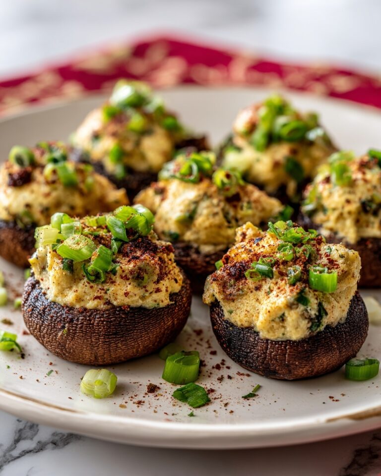 Mushrooms Stuffed with Crab Meat Recipe