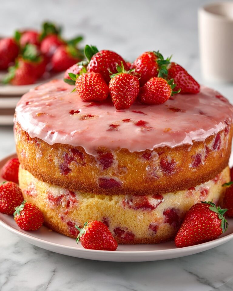 Strawberry Lemon Pound Cake Recipe