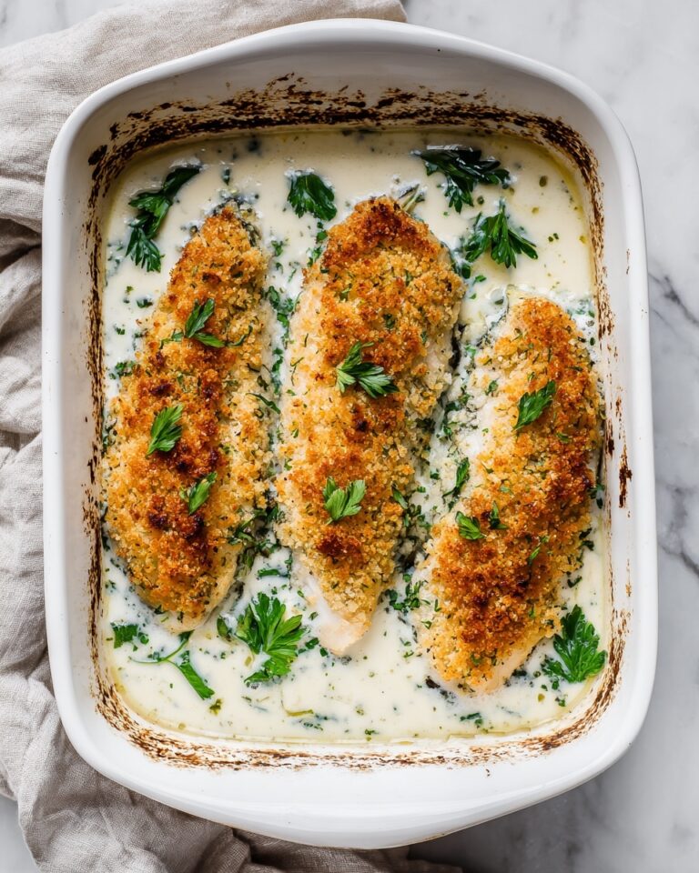Creamy Lemon Garlic Baked Cod Recipe