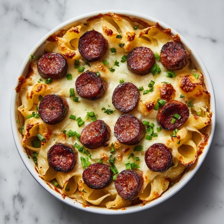 Crock Pot Pierogi Casserole with Kielbasa Recipe