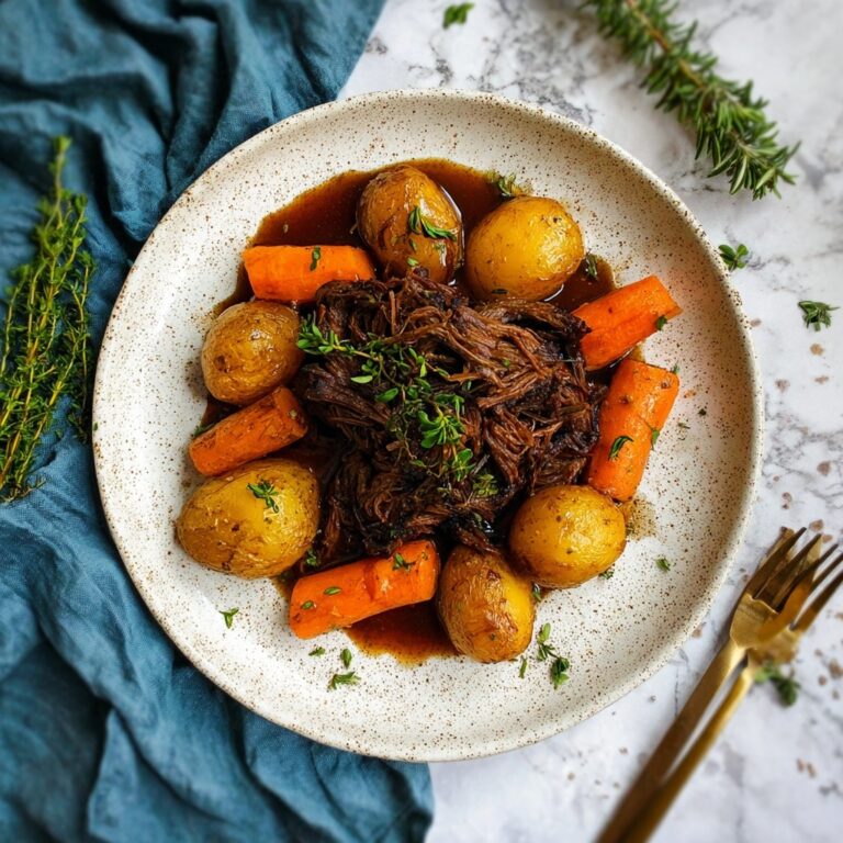 Slow Cooker Pot Roast with Vegetables Recipe