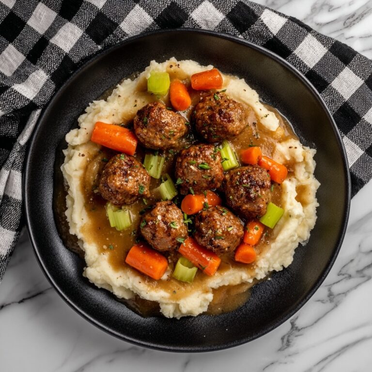 Easy Frozen Meatball Pot Roast (Slow Cooker Dinner Recipe) Recipe