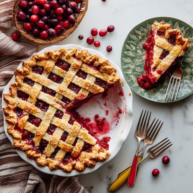 Braided Cranberry-Orange Pie Recipe