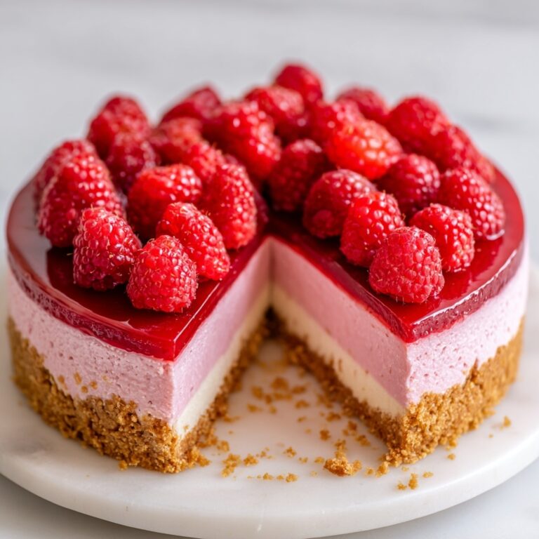Easy Baked Raspberry Cheesecake Recipe