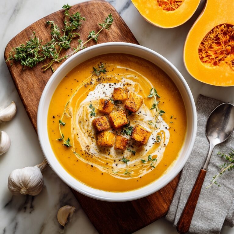 Roasted Butternut Squash Soup Recipe